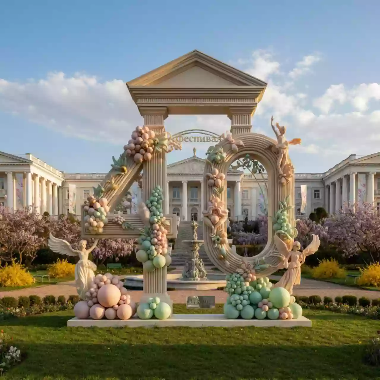 Аренда Связка шаров № 40 в санатории «Черноморье» — ART SPACE