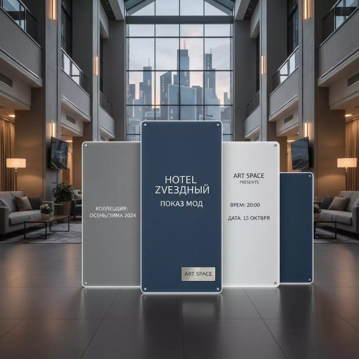 Аренда Табличек на кабинеты в отеле «Звездный» — ART SPACE