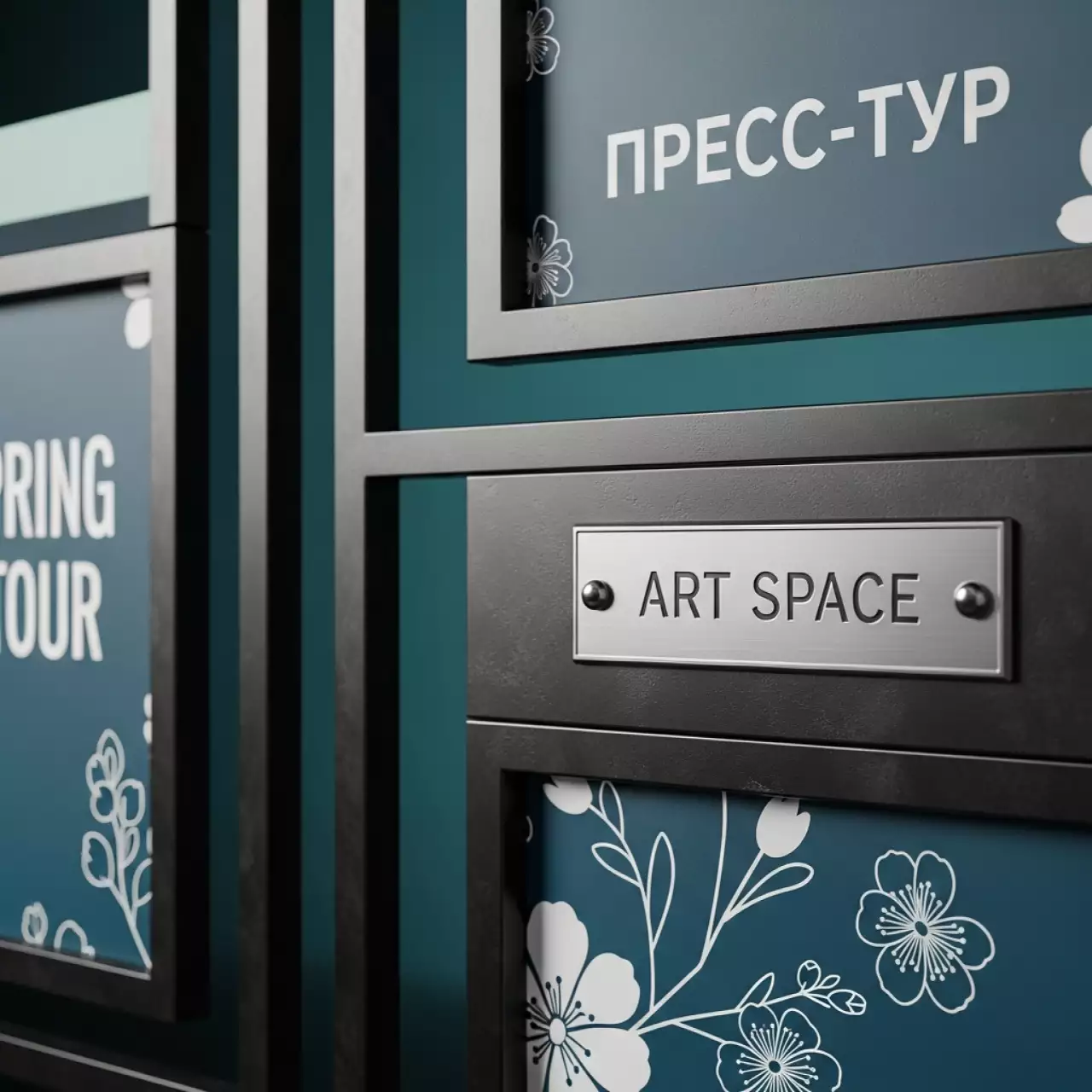 Аренда Таблички информационные в Зимнем театре — ART SPACE