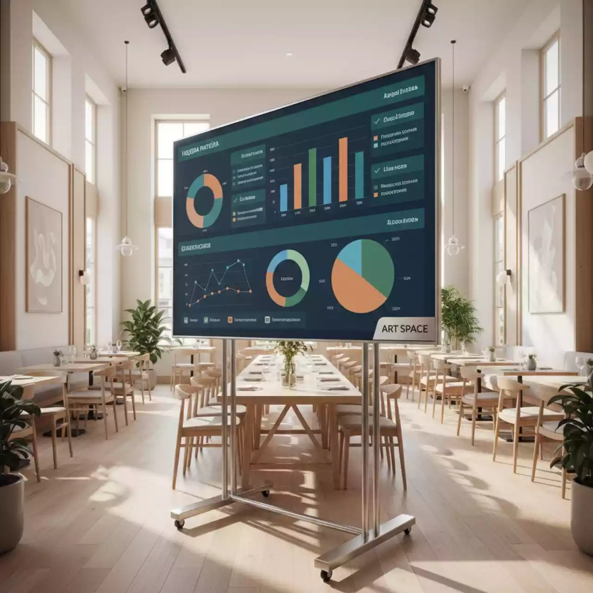 Аренда Табло LED в ресторане «Магеллан» — ART SPACE