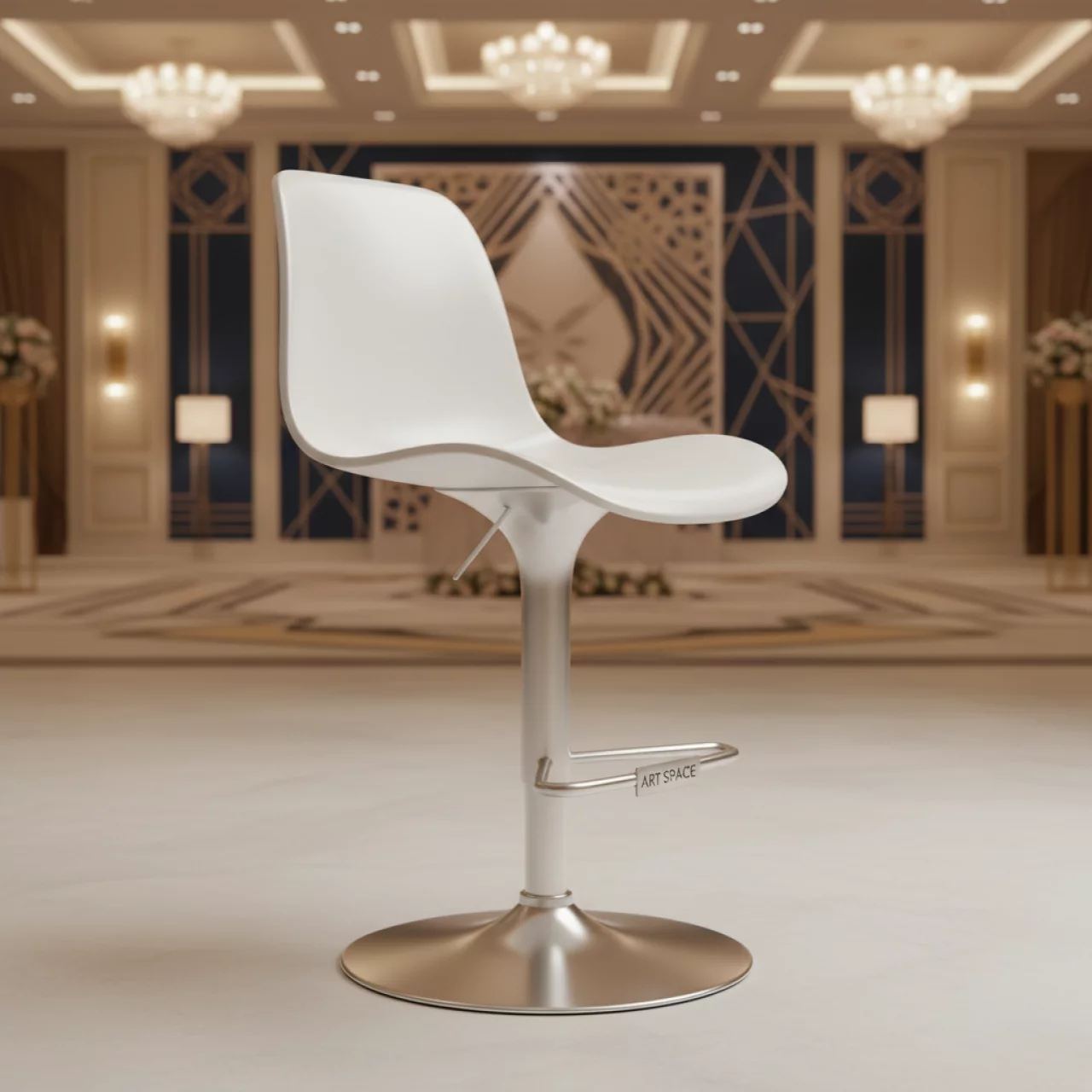 Аренда Табурет барный пластиковый Dome в Cosmos Sochi Hotel — ART SPACE