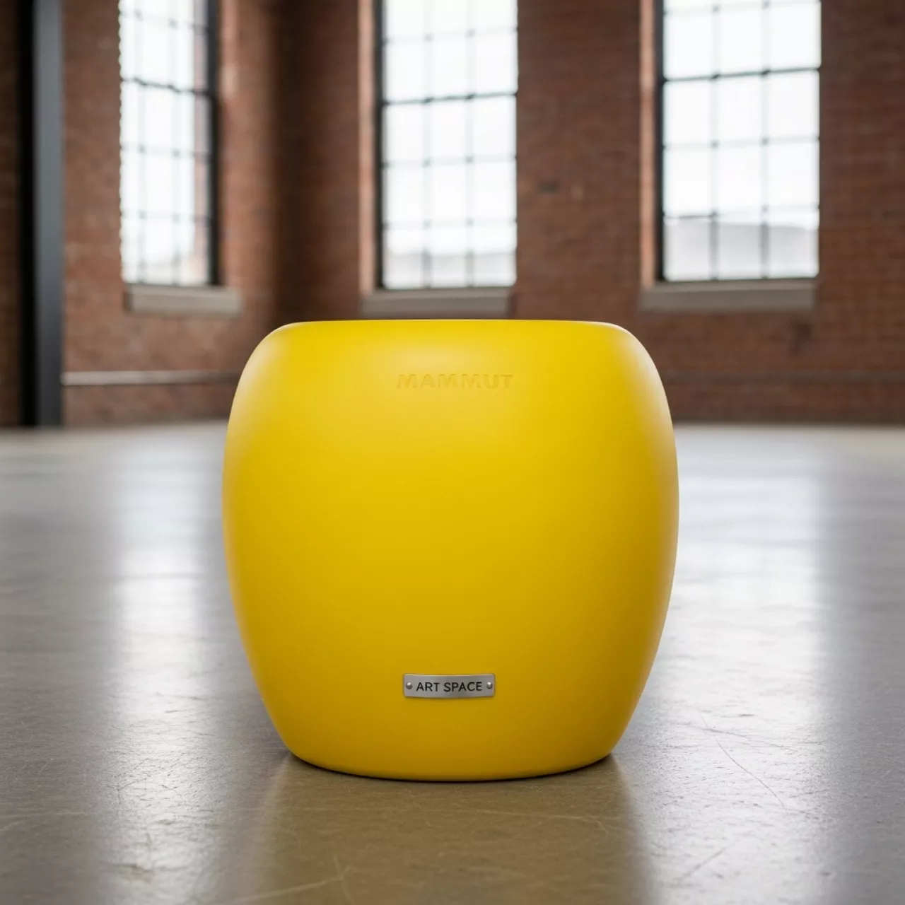 Аренда Табурет детский Маммут желтый пластиковый в лофте «Студия 21» — ART SPACE