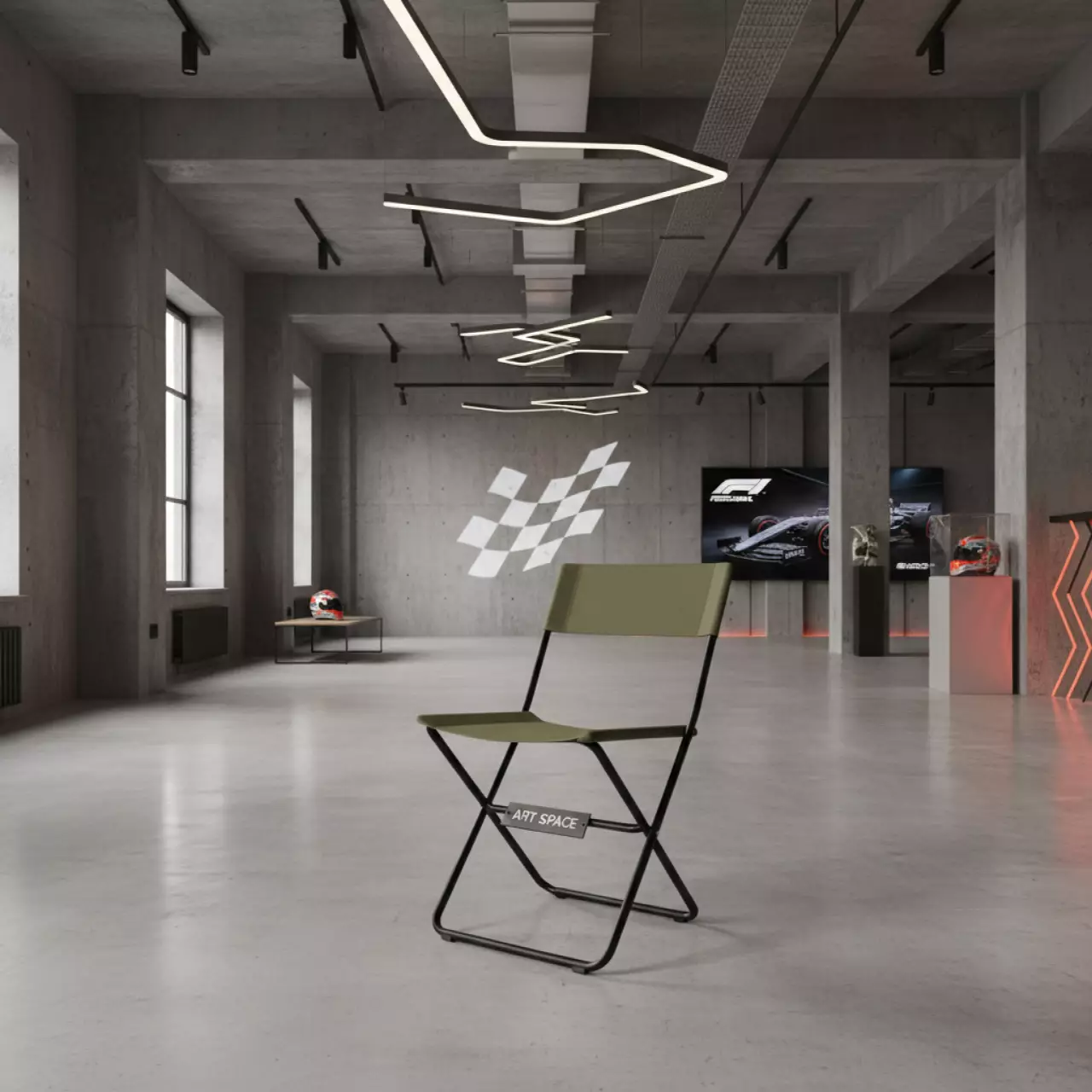 Аренда Табурет складной Green Glade РС 210 хаки в Pullman Sochi Centre — ART SPACE