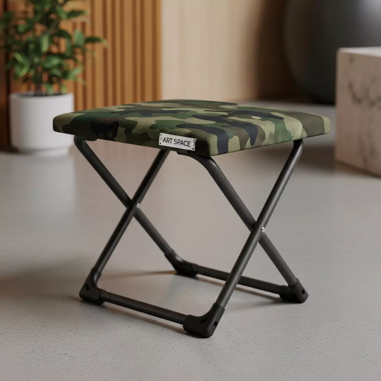 Аренда Табурет складной Green Glade РС 210 камуфляж в VK Stadium Sirius — ART SPACE