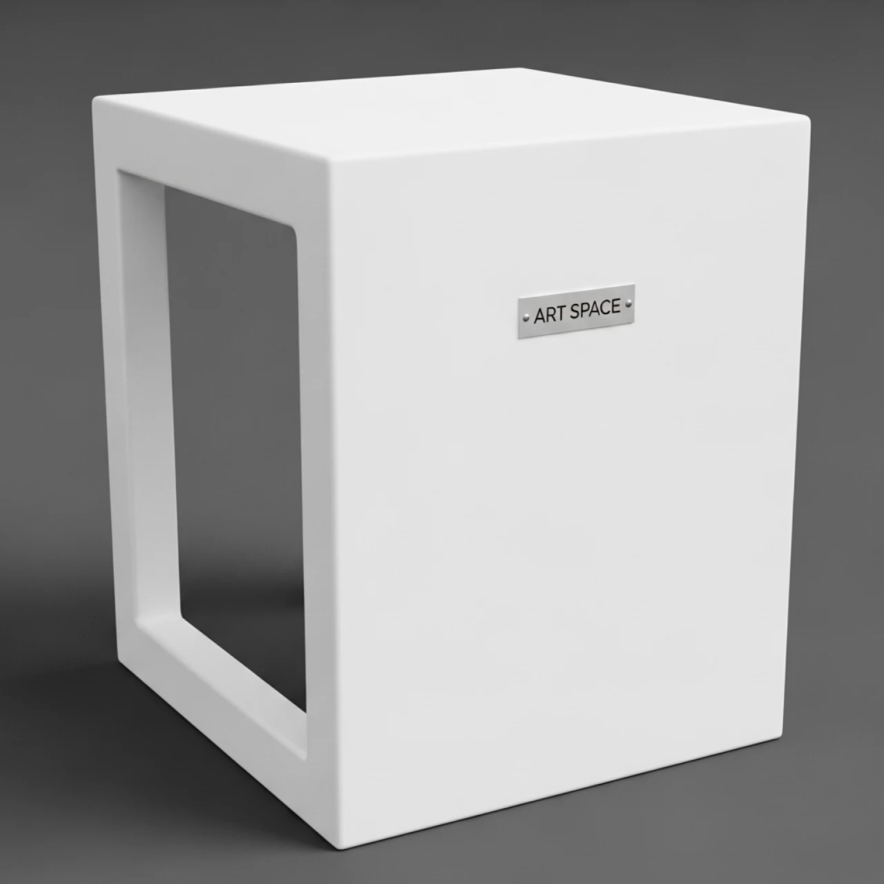 Аренда Табуретка Loft куб белая в Red Arena — ART SPACE