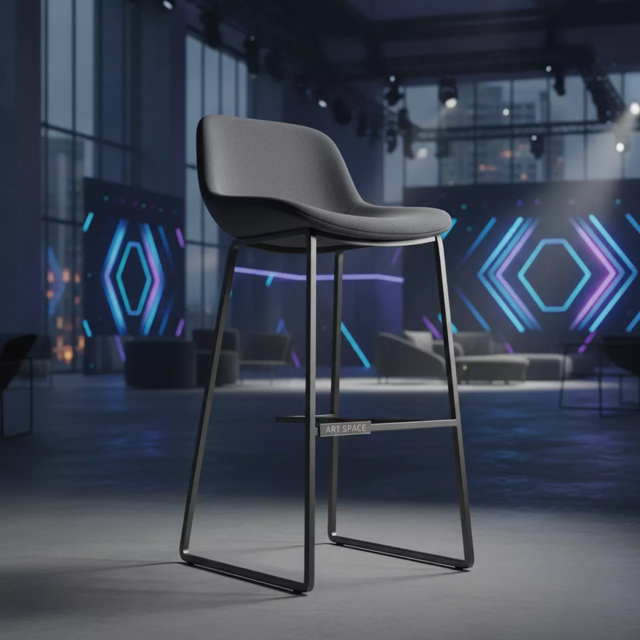 Аренда Табуретов барных металлических Trick в Grand Karat Sochi — ART SPACE