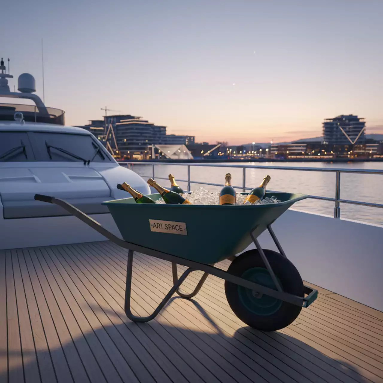 Аренда Тачка садовая Helex 80 л на VIP-яхте (Имеретинский порт) — ART SPACE