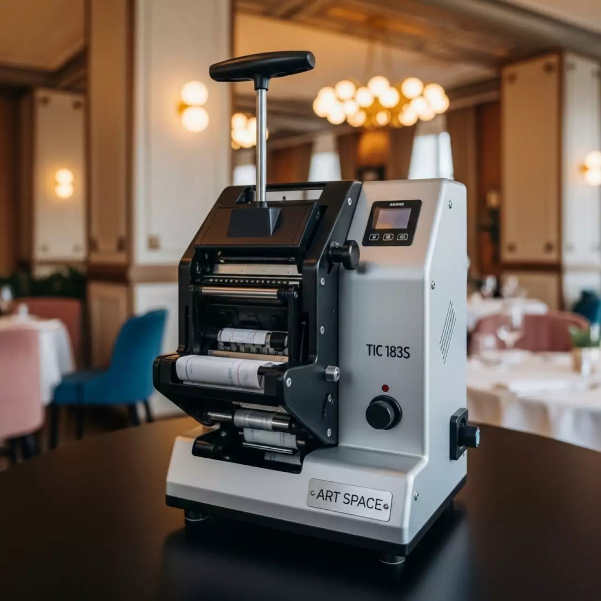 Аренда Тампонный станок TIC 183S в ресторане «Сыроварня» — ART SPACE