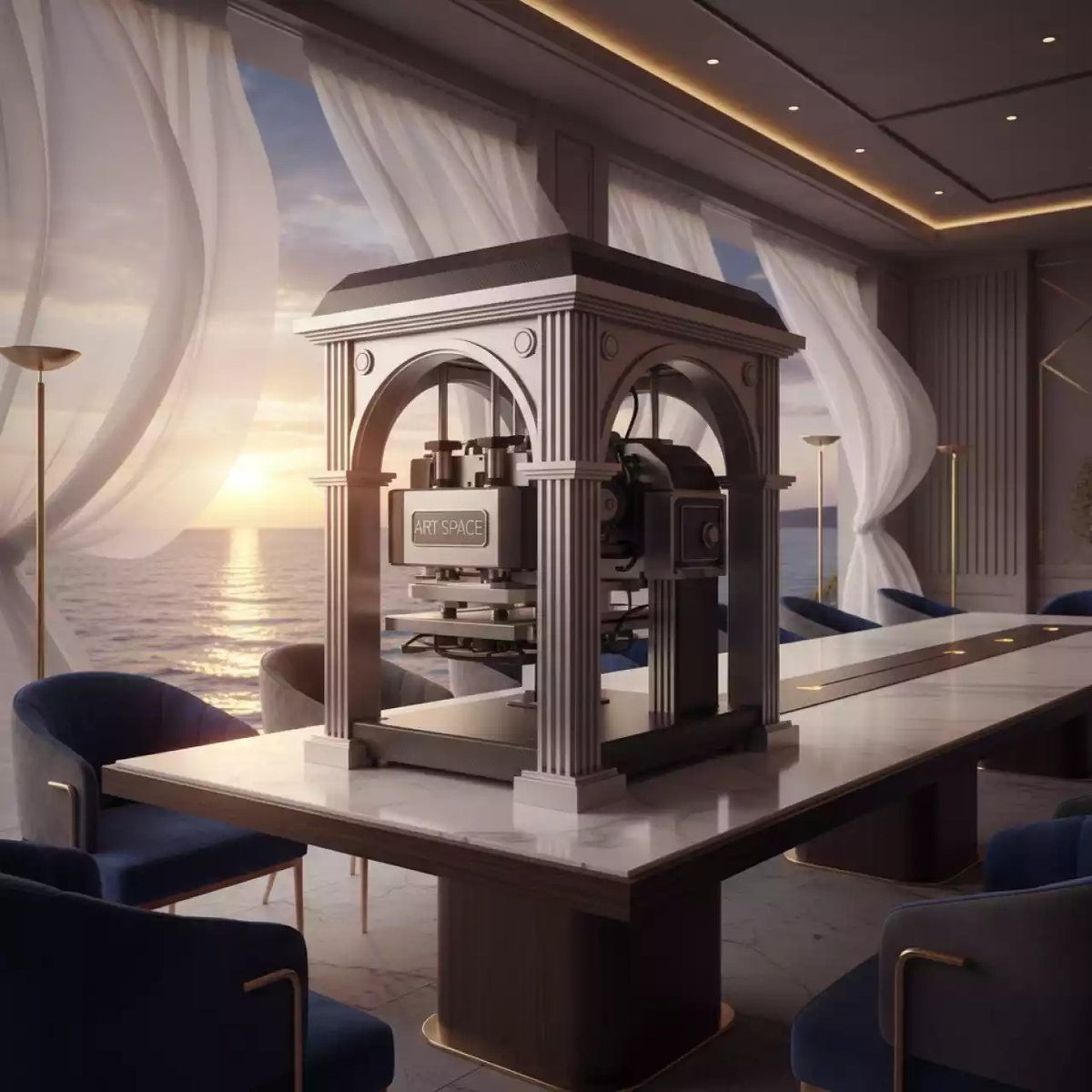 Аренда Тампонный станок TIC PRS1TD с боковым перемещением системы на пляжных клубах Хосты — ART SPACE