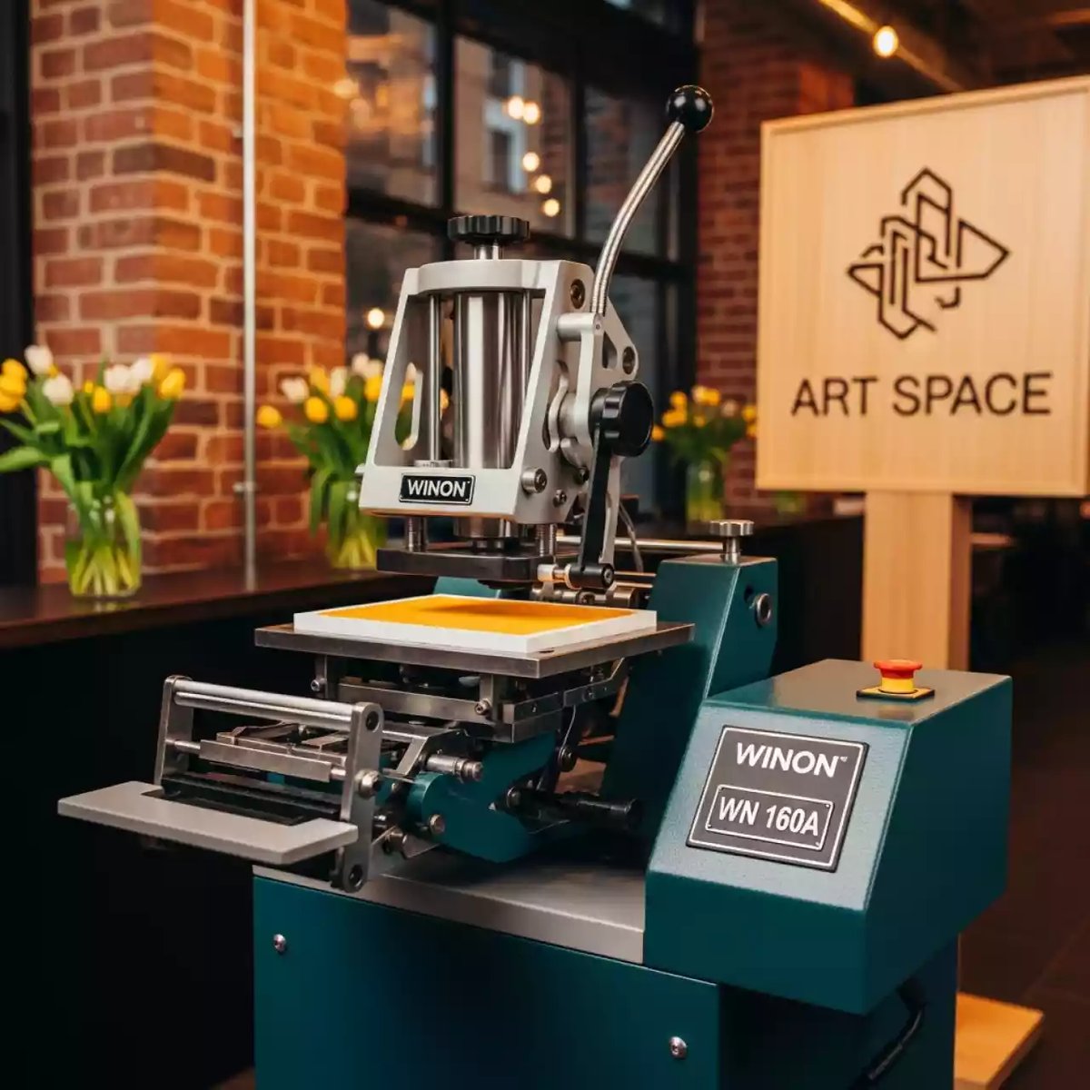 Аренда Тампонный станок Winon WN 160A в ресторане «Sanremo» — ART SPACE