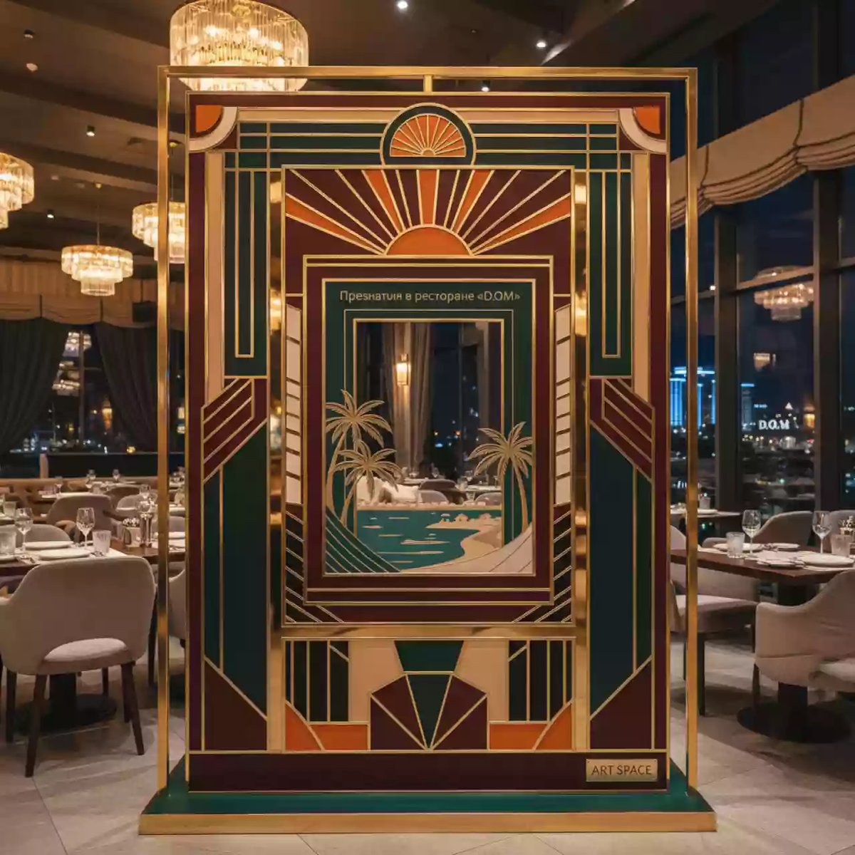 Аренда Тантамарески и фотостенды в ресторане «D.O.M» — ART SPACE