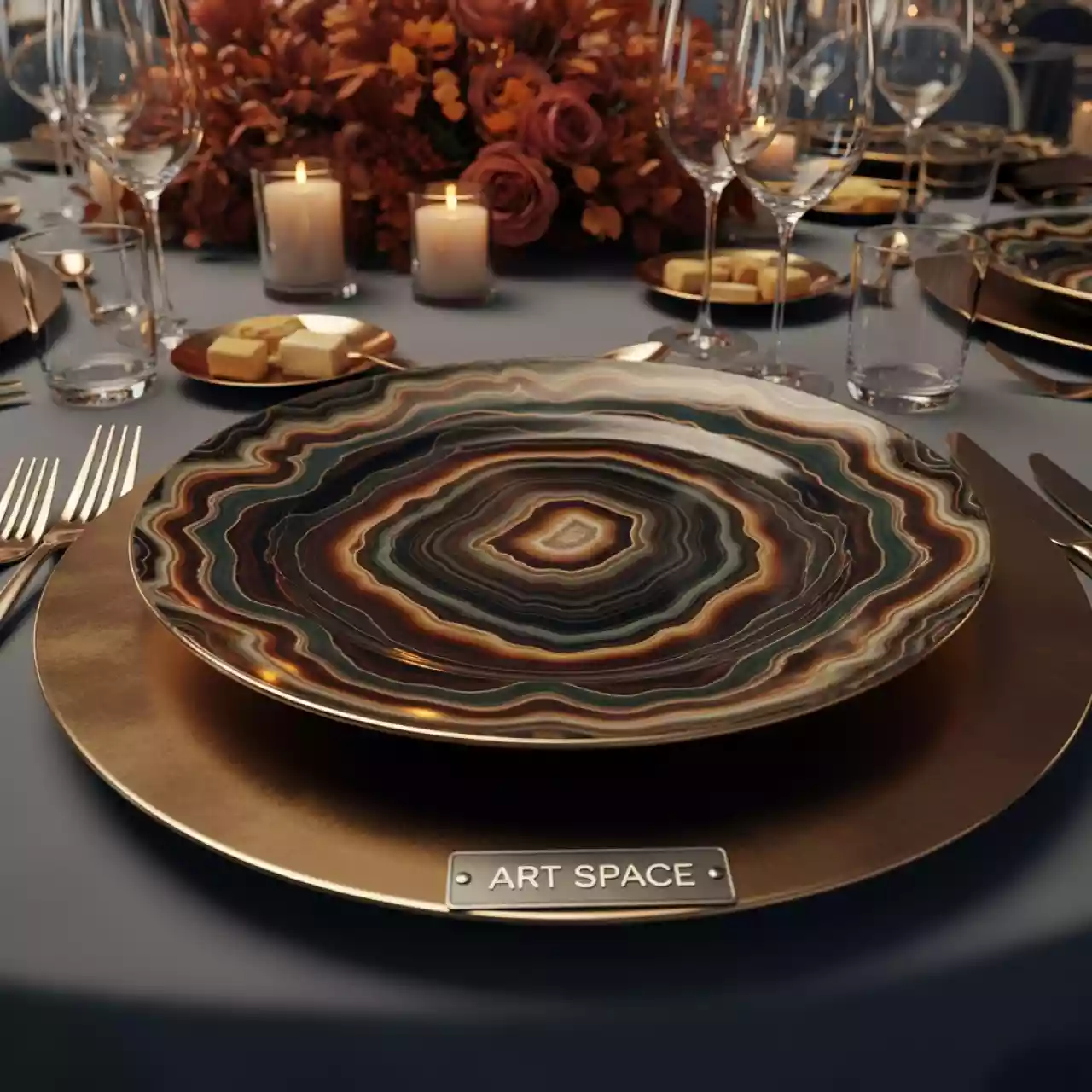 Аренда Тарелка Агат в санатории «Металлург» — ART SPACE