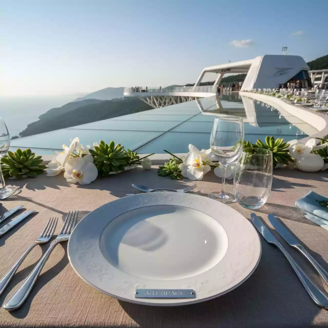 Аренда Тарелка Атлантида 26 см в Skypark Sochi — ART SPACE