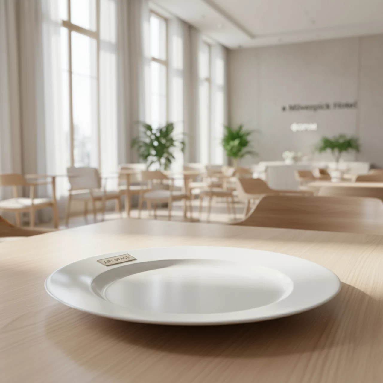 Аренда Тарелка белая Bauscher 28 см в Mövenpick Hotel — ART SPACE