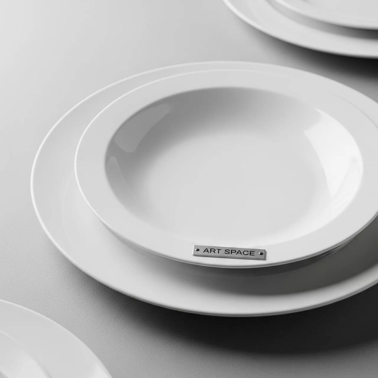 Аренда Тарелка Corelli белая на VIP теплоходе (Морпорт Сочи) — ART SPACE