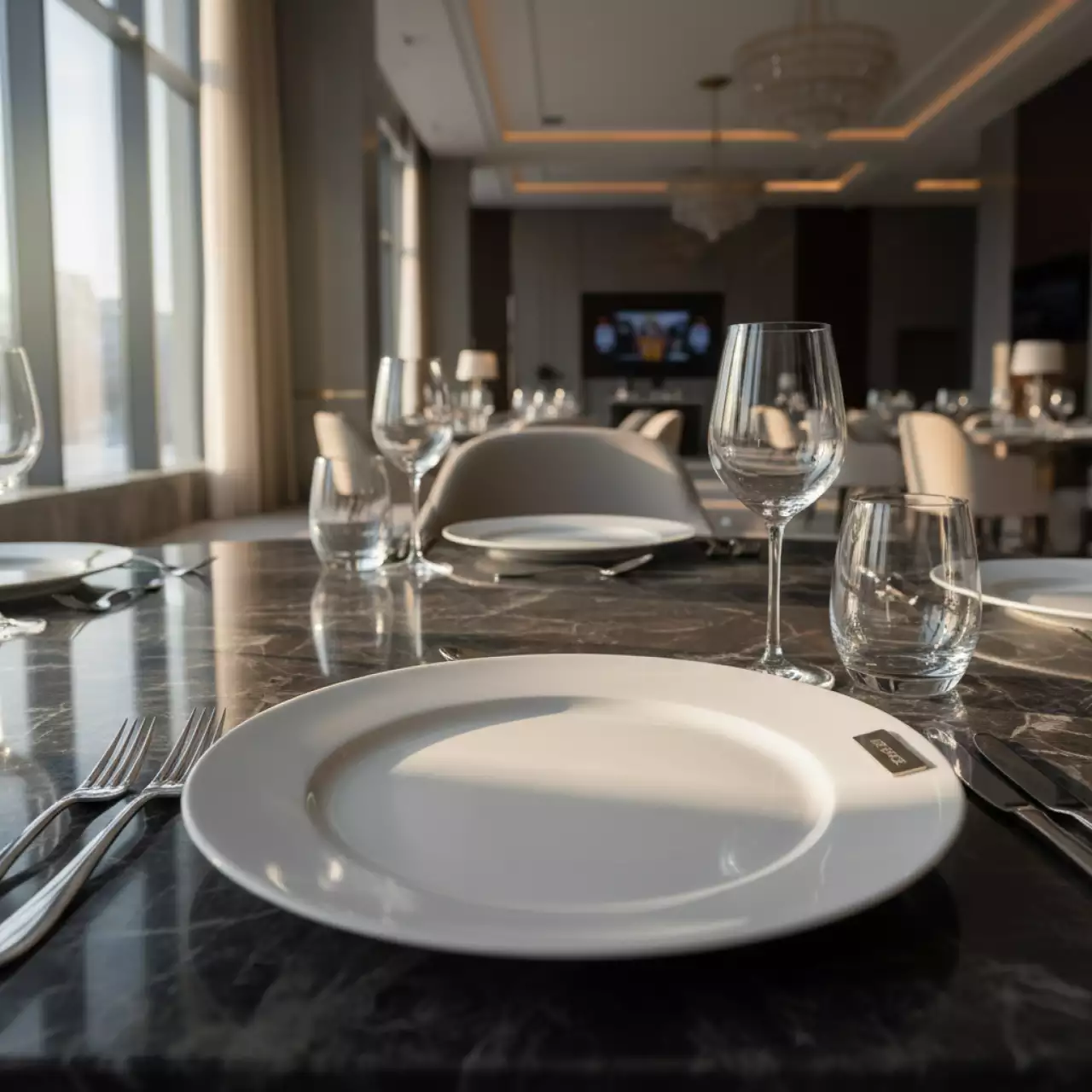 Аренда Тарелка Craft Planet Плутон белая 28 см в казино «Сочи» — ART SPACE