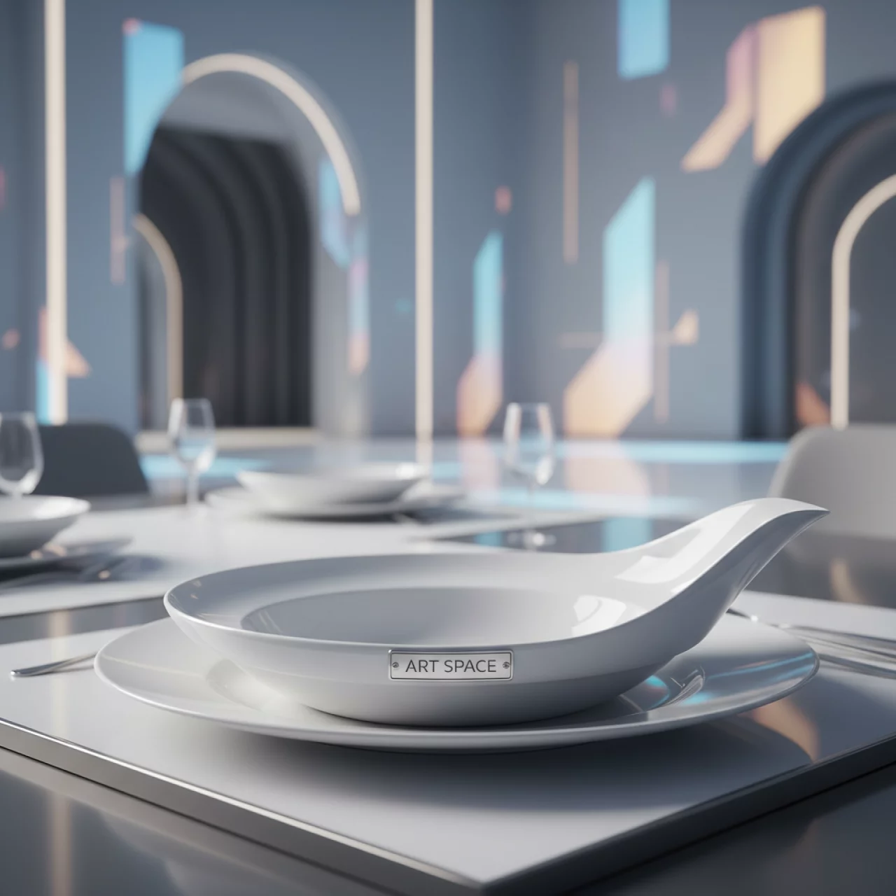 Аренда Тарелка для пасты белая 25 см в санатории «Сочи» — ART SPACE