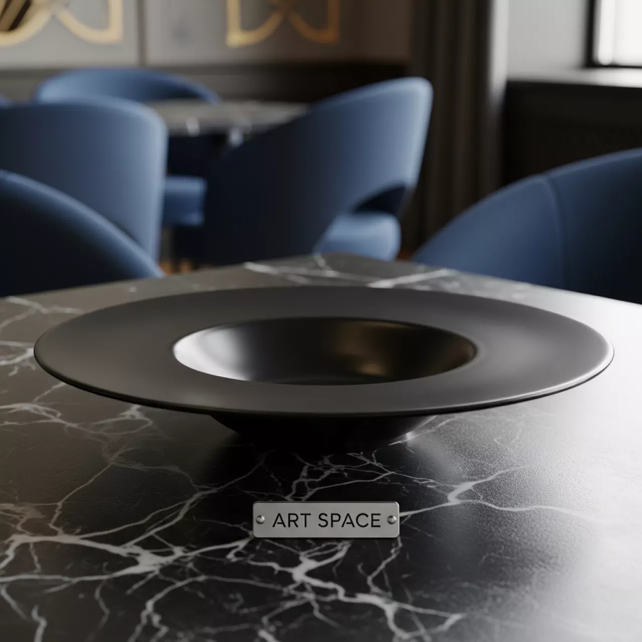 Аренда Тарелка для пасты черная Porland 31 см в Gamma Sirius — ART SPACE