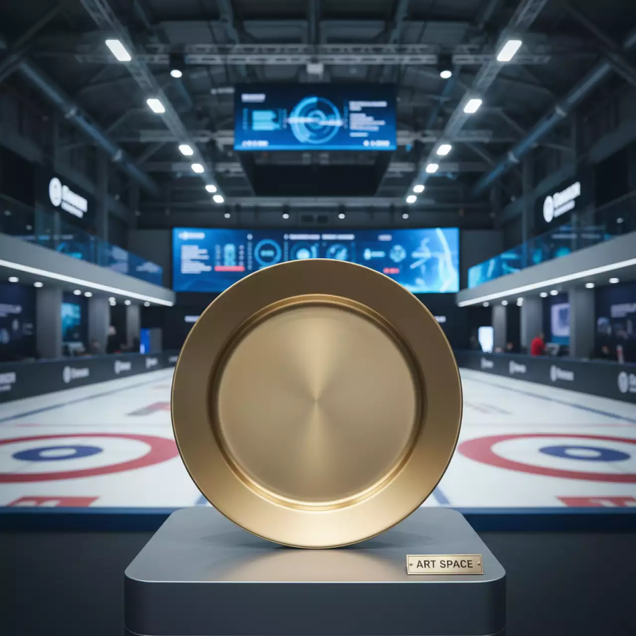 Аренда Тарелка Джорджия Gold 17 см в Керлинговом центре «Ледяной куб» — ART SPACE