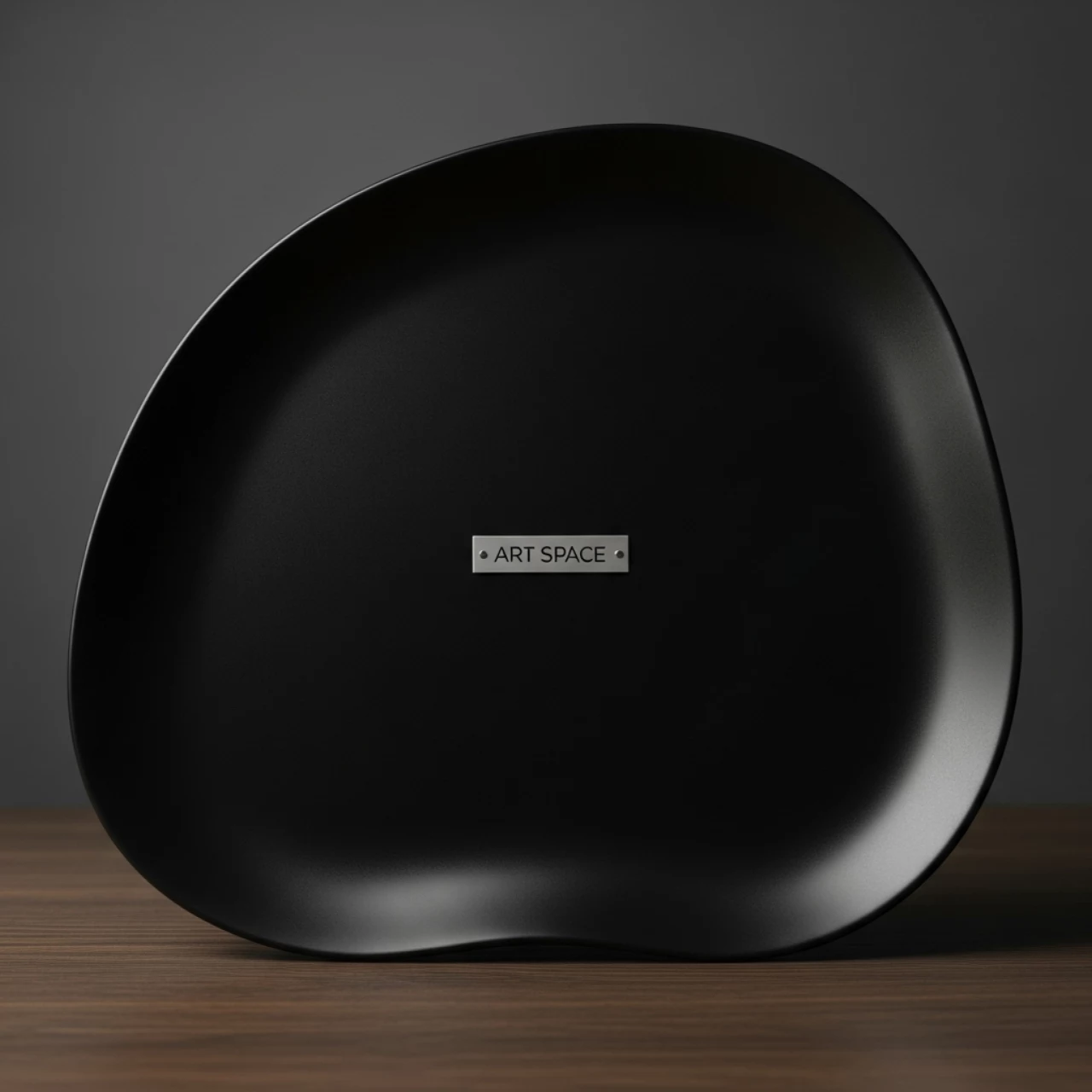 Аренда Тарелка Фиджи черная 30х28 см в санатории «Заполярье» — ART SPACE