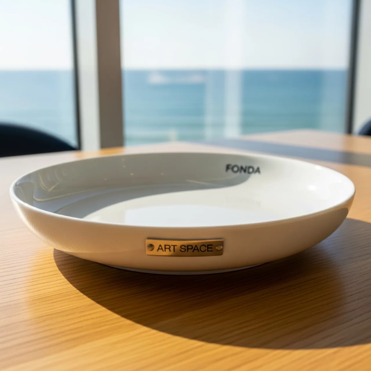 Аренда Тарелка Fonda белая фарфор 15 см на Имеретинской набережной — ART SPACE