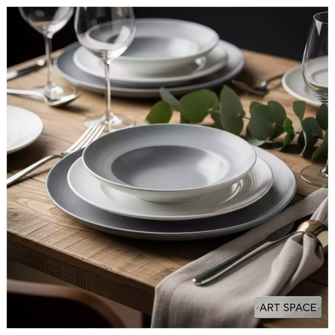 Аренда Тарелка глубокая Chan Wave Classic 200 мм в ресторане «Voda» — ART SPACE