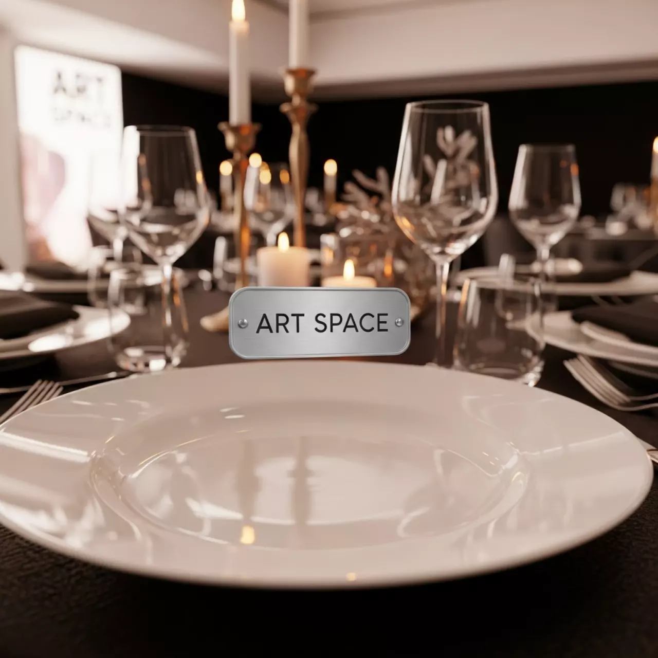 Аренда Тарелка классическая десертная Kunst Werk 200 мм в комплексе Sea Galaxy — ART SPACE