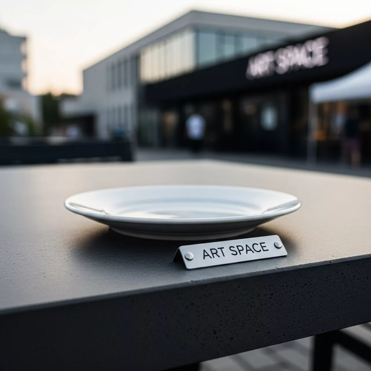 Аренда Тарелка круглая мелкая стандартная в ресторане «Магеллан» — ART SPACE