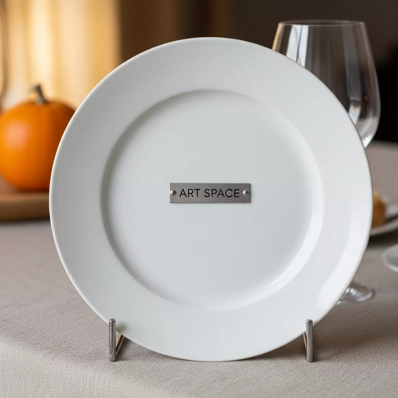 Аренда Тарелка обеденная КОРЕЛЛИ белая 27,5 см в гранд-отеле «Жемчужина» — ART SPACE