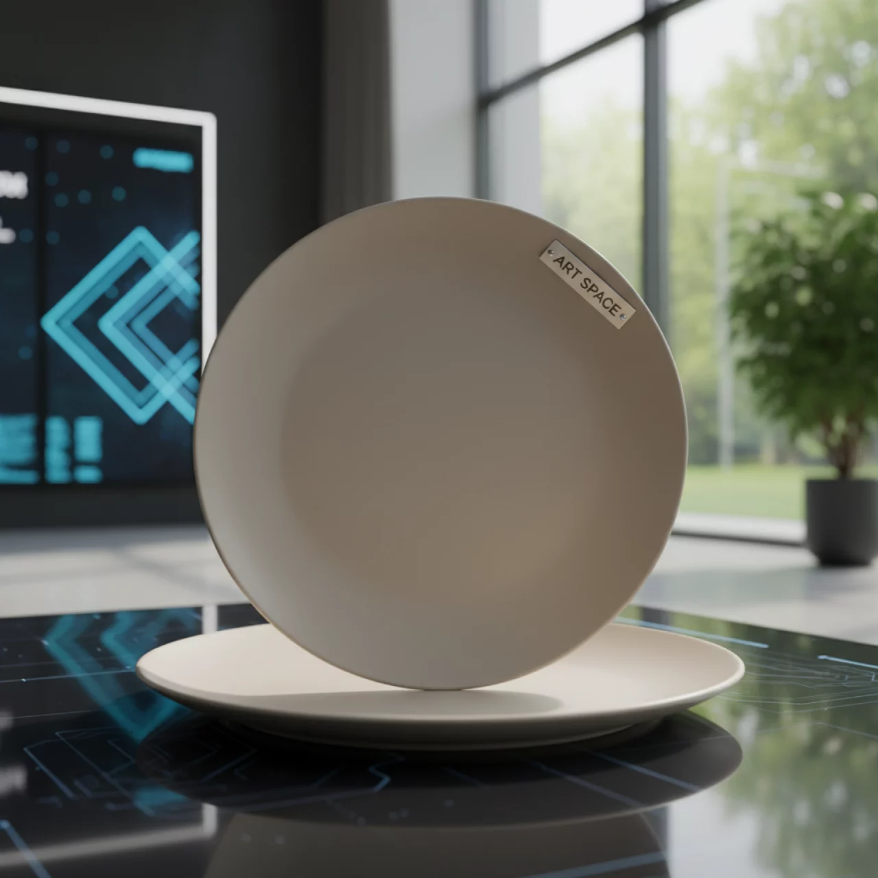 Аренда Тарелка обеденная КОРЕЛЛИ бежевая 27,5 см в санатории «Черноморье» — ART SPACE