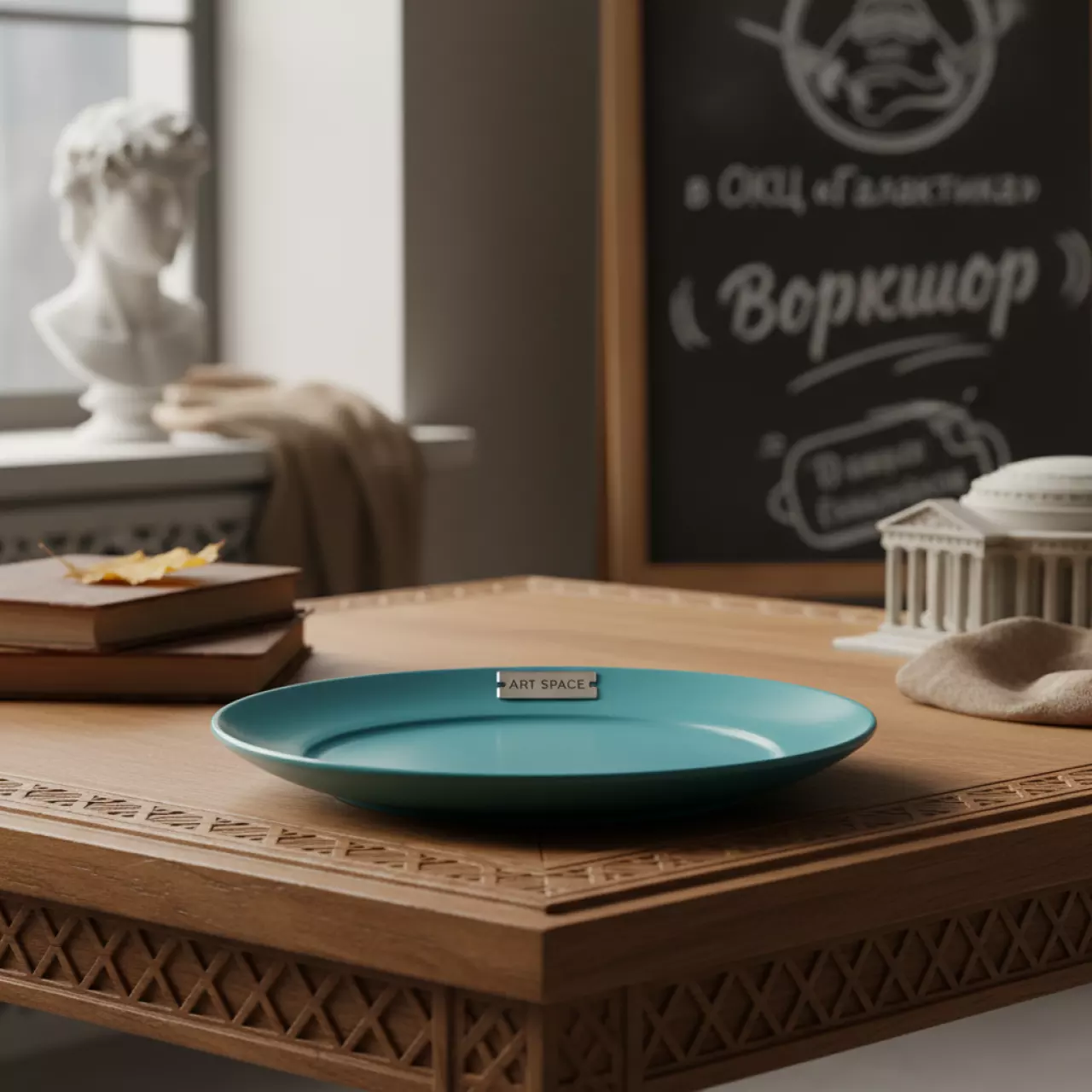 Аренда Тарелка пирожковая бирюзовая Porland 18 см в ОКЦ «Галактика» — ART SPACE