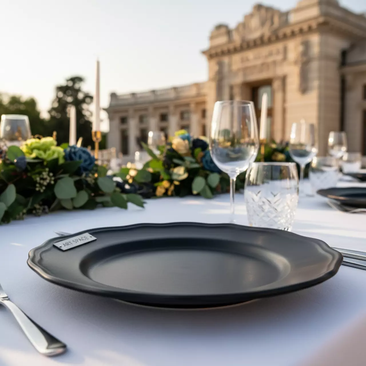 Аренда Тарелка пирожковая Black London в санатории «Металлург» — ART SPACE