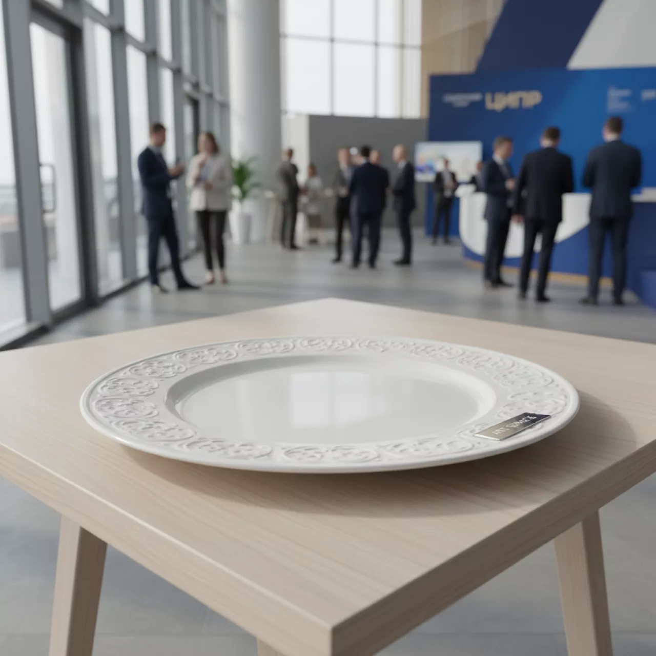 Аренда Тарелка подстановочная белая Барокко 35 см в Courtyard by Marriott Sochi — ART SPACE