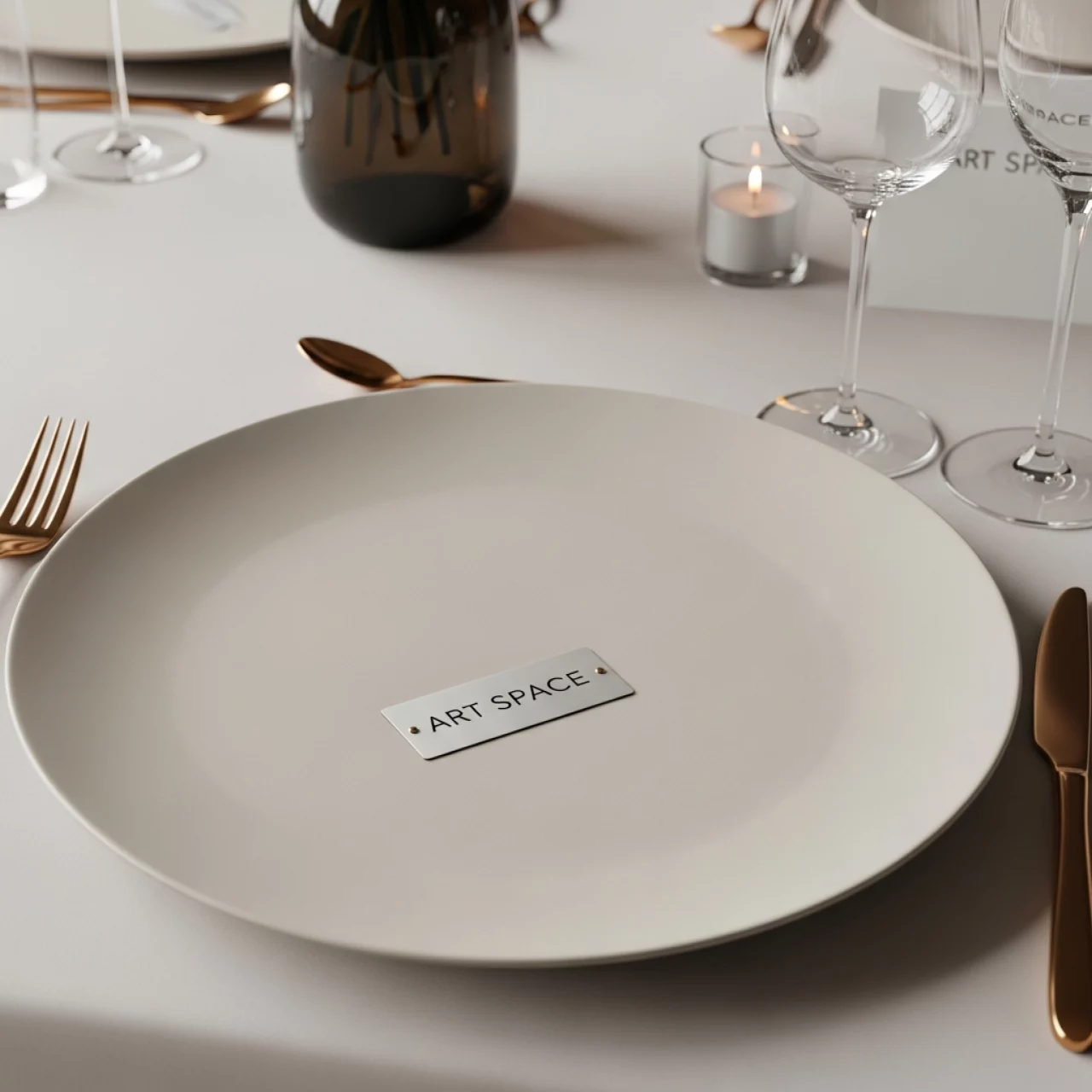 Аренда Тарелка подстановочная бежевая Porland 28 см в санатории «Черноморье» — ART SPACE