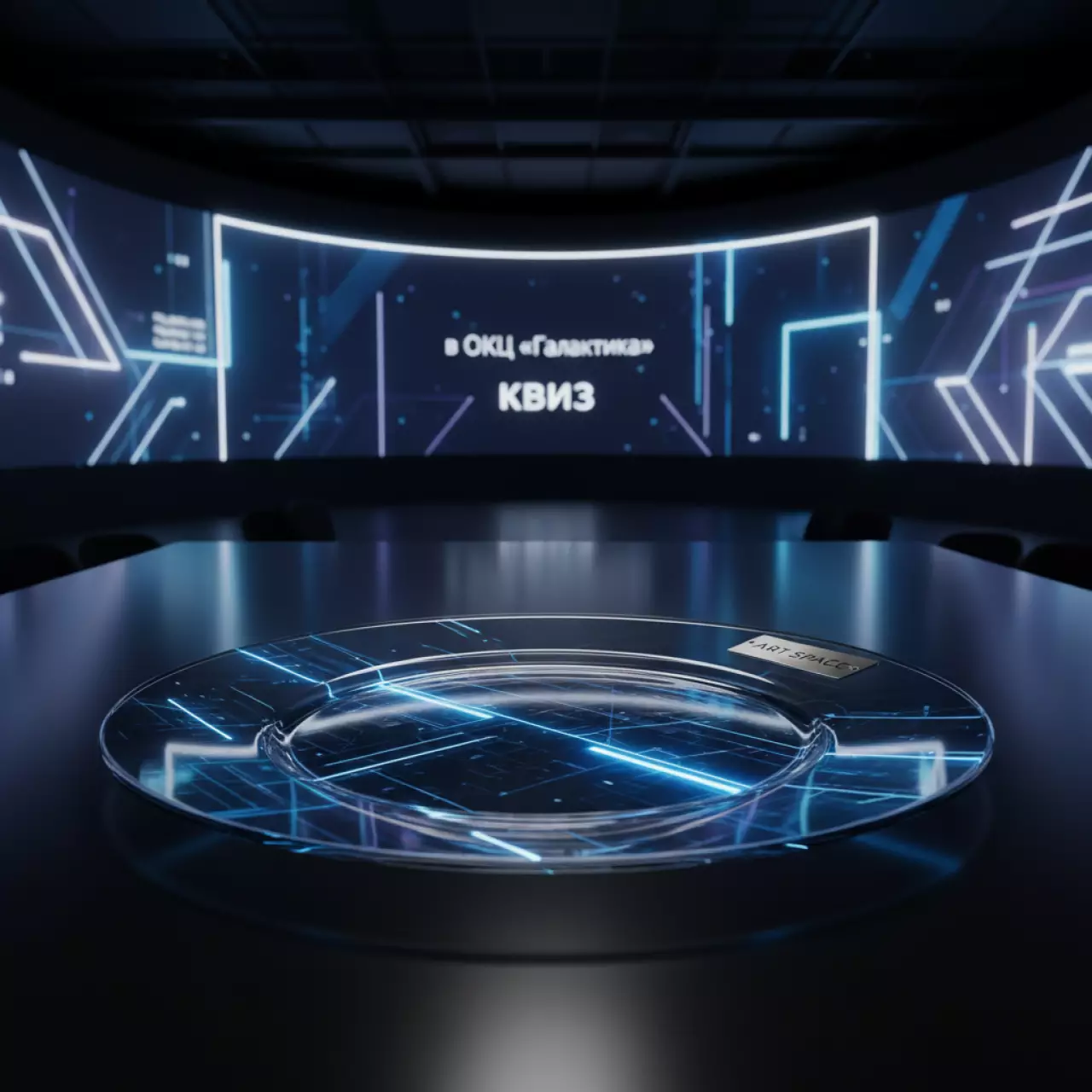 Аренда Тарелка подстановочная Campiello стекло 32 см в ОКЦ «Галактика» — ART SPACE