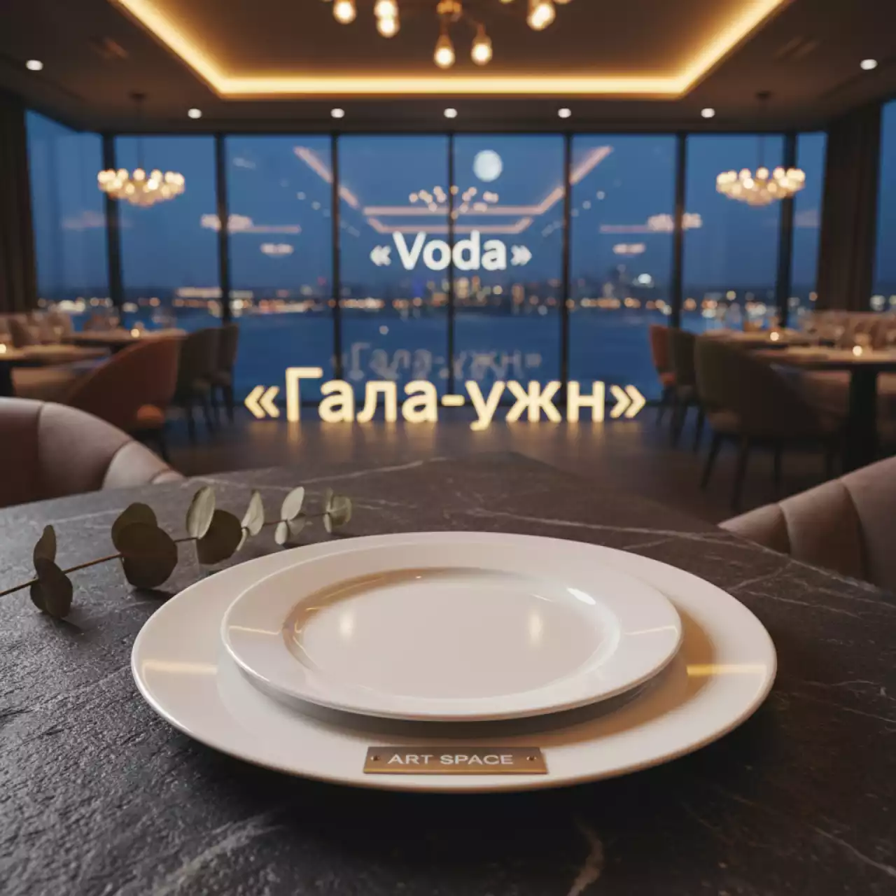 Аренда Тарелка подстановочная Georgia 30,5 см в ресторане «Voda» — ART SPACE