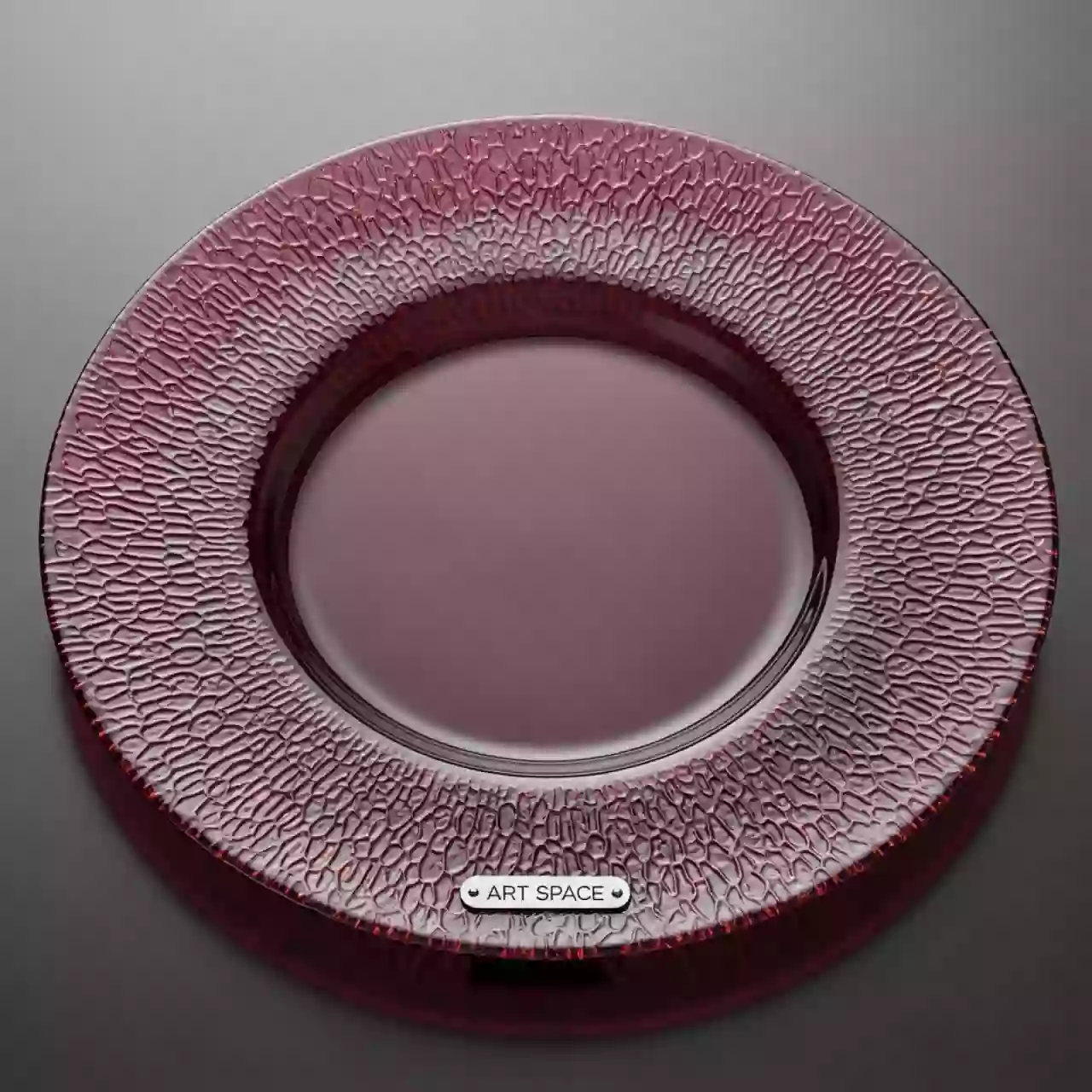 Аренда Тарелка подстановочная Коралл бордо 32 см в Гранд Отель Сочи — ART SPACE