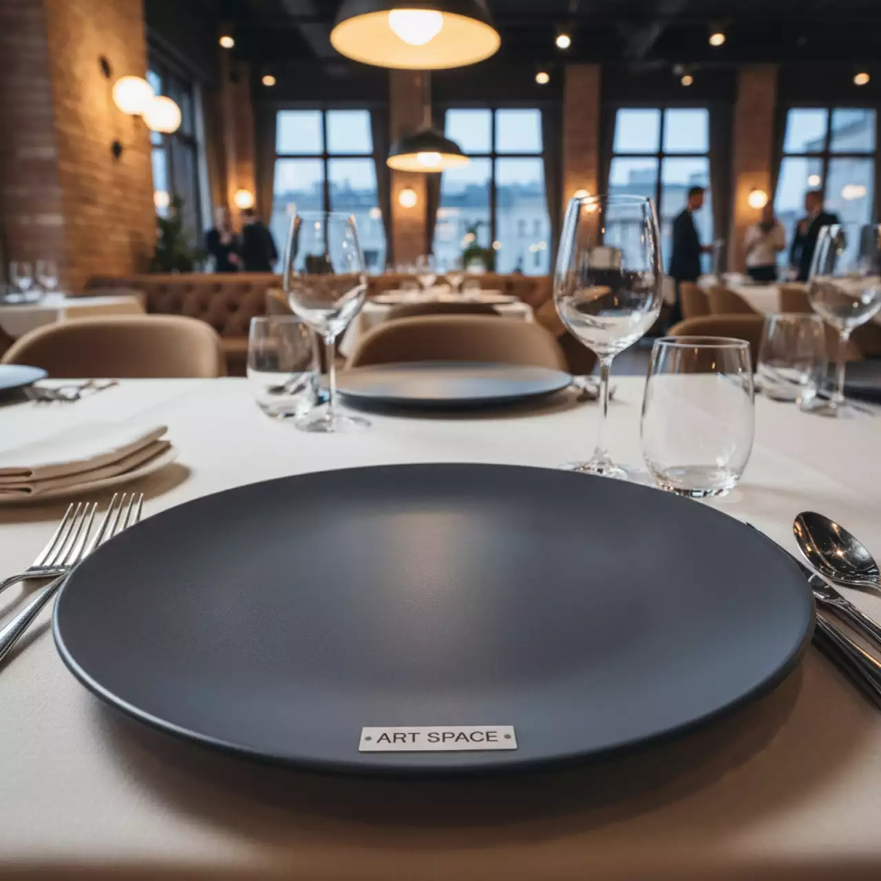 Аренда Тарелка подстановочная Robby 32 см в ресторане «Сыроварня» — ART SPACE