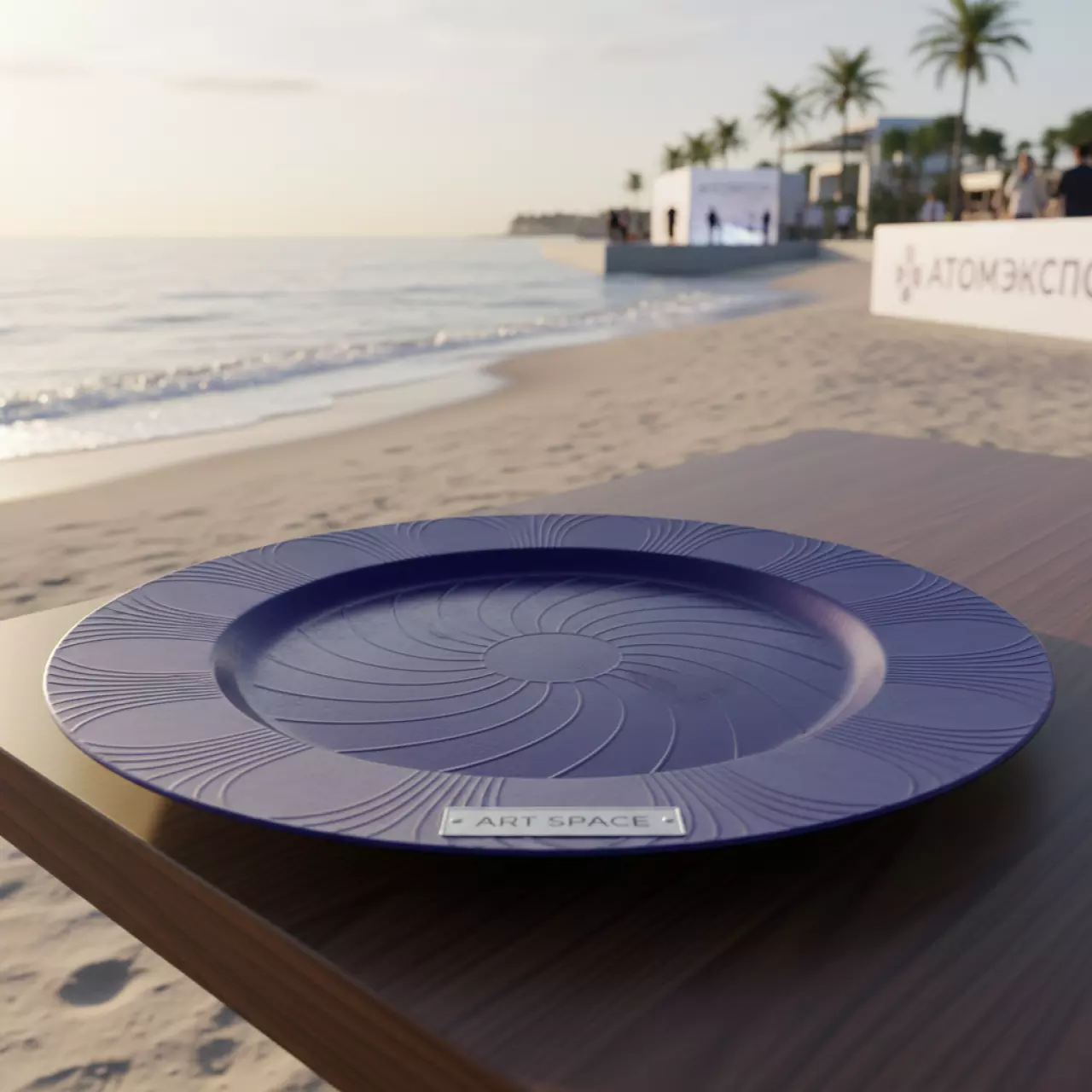 Аренда Тарелка подстановочная Steelite Spyro 320 мм на пляже «Ривьера» — ART SPACE