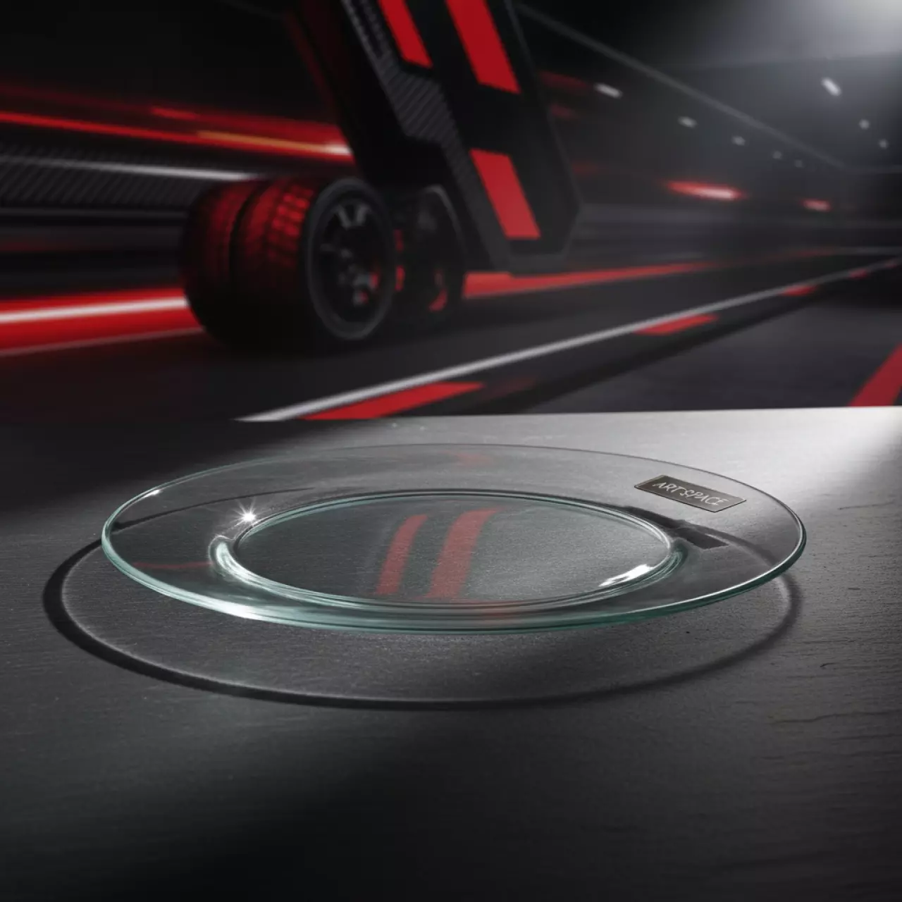 Аренда Тарелка подстановочная стекло 30 см на курорте «Газпром» (Альпика) — ART SPACE