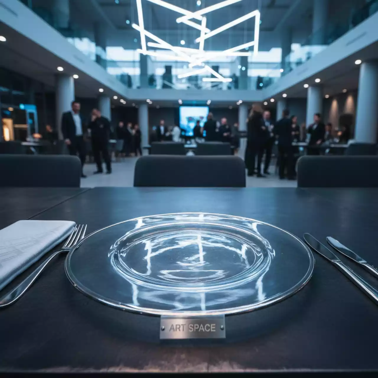 Аренда Тарелка подстановочная "Виго" с серебряным кантом в Bridge Resort — ART SPACE