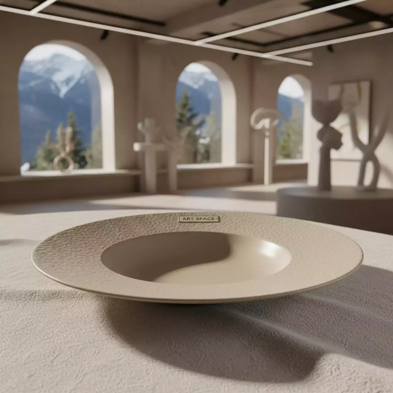 Аренда Тарелка Porland бежевая для пасты 31 см в Rixos Krasnaya Polyana — ART SPACE