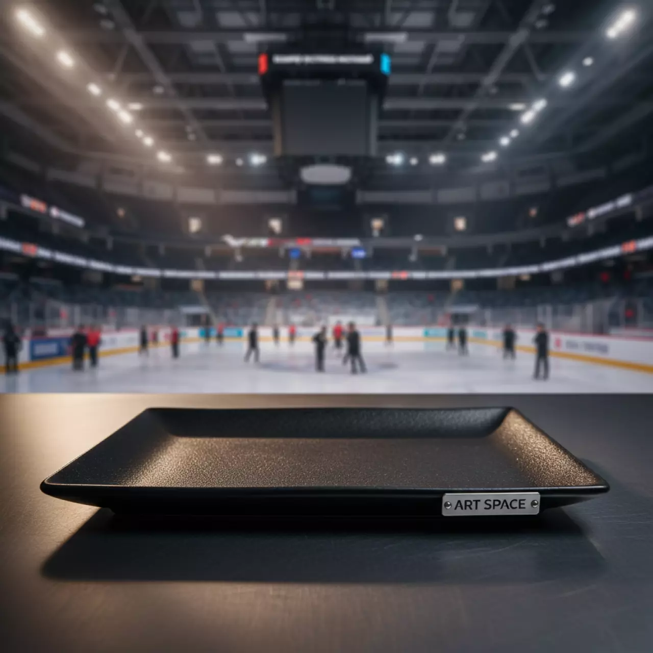 Аренда Тарелка прямоугольная "Black London" 265х160 мм в ледовом дворце «Большой» — ART SPACE