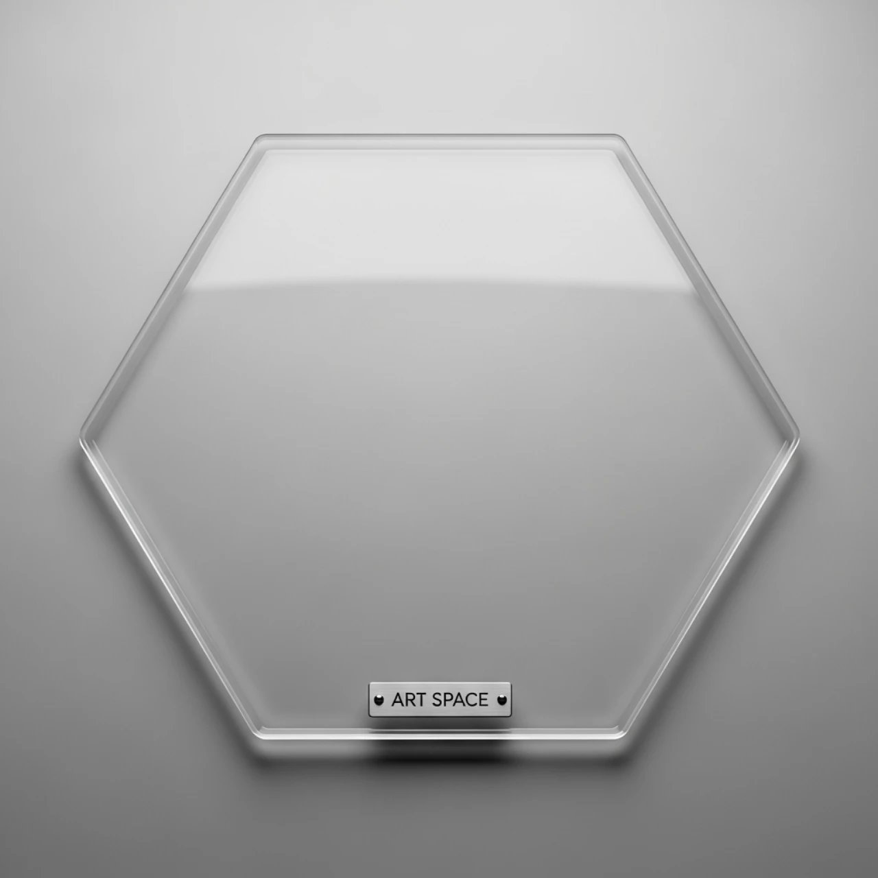 Аренда Тарелка шестиугольная стеклянная 270 мм в ресторане «Баран-Рапан» — ART SPACE