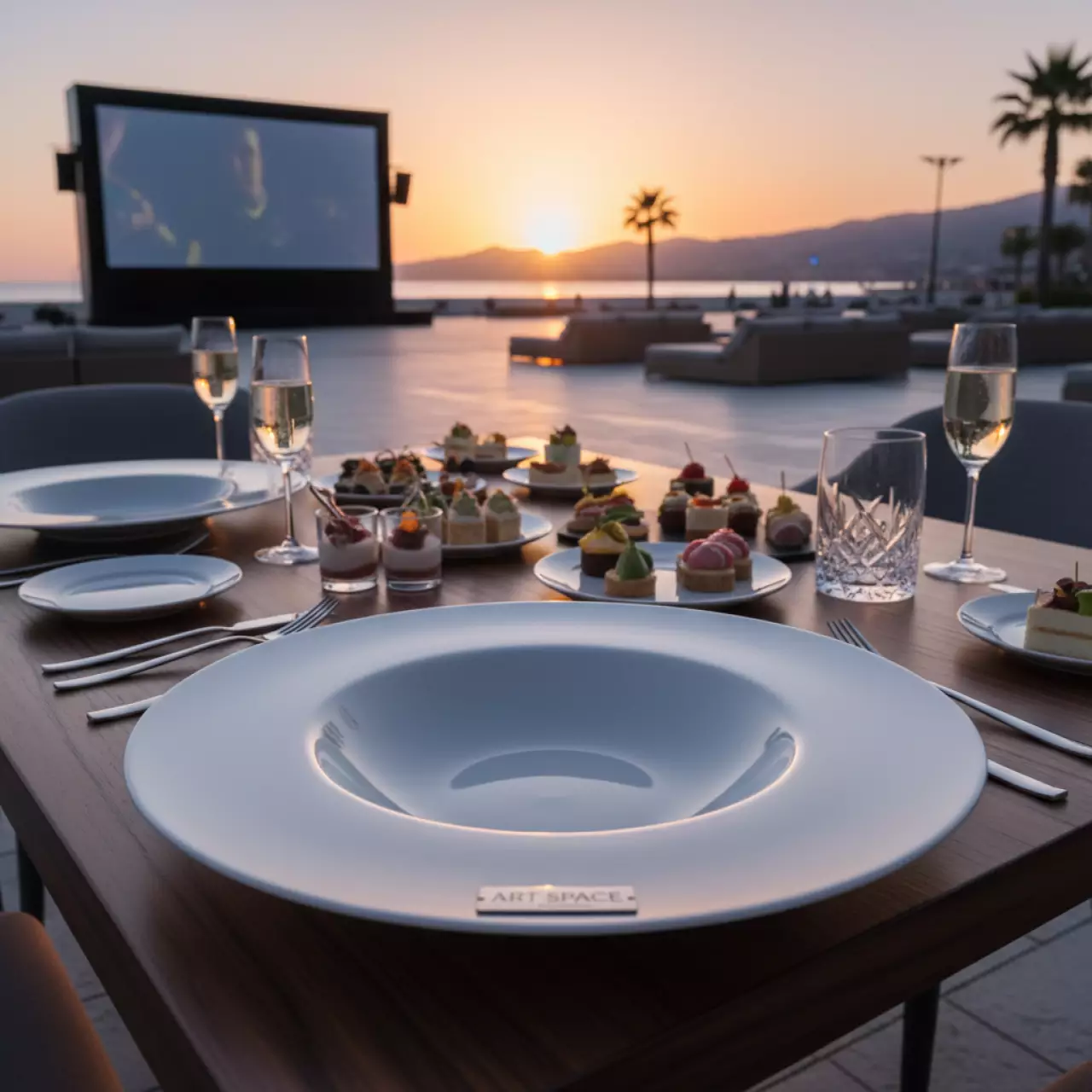 Аренда Тарелка Шляпа глубокая Lubiana 270 мм на Имеретинской набережной — ART SPACE