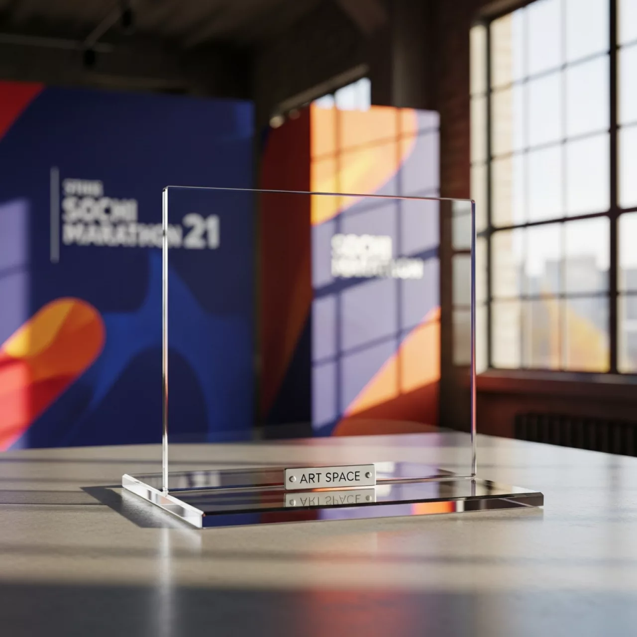 Аренда Тарелка стеклянная квадратная 250 мм в лофте «Студия 21» — ART SPACE