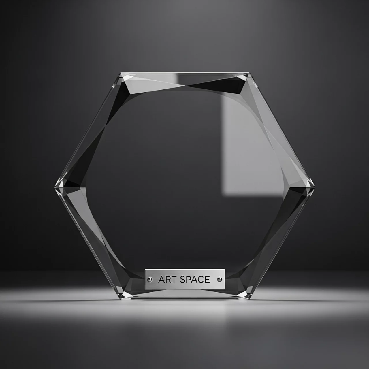 Аренда Тарелка стеклянная шестиугольная 270 мм в ресторане «Sanremo» — ART SPACE