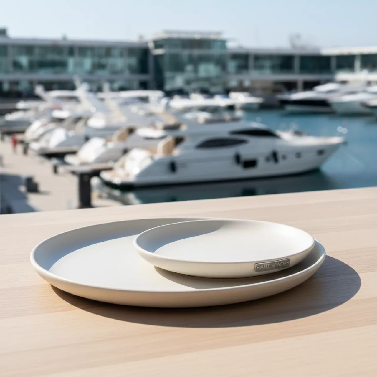 Аренда Тарелка Стемме набор из 2 на территории Морпорта Сочи — ART SPACE