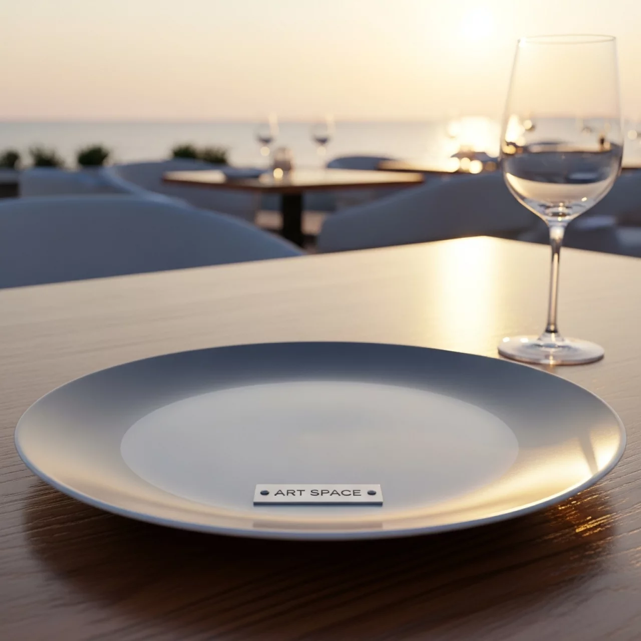 Аренда Тарелка Вернисаж 26 см в пляжном клубе Del Mar — ART SPACE