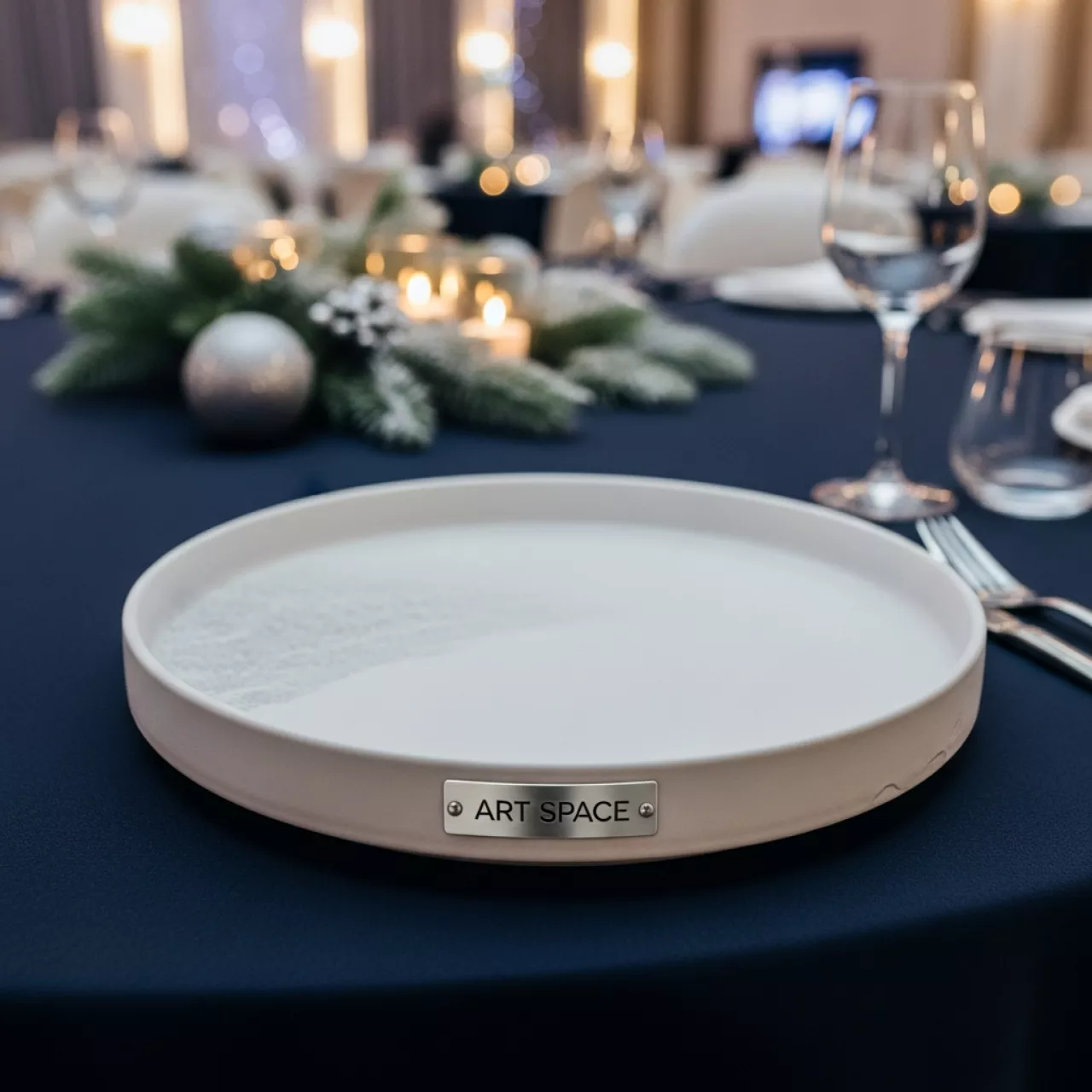 Аренда Тарелка Winter 19 см в санатории «Черноморье» — ART SPACE